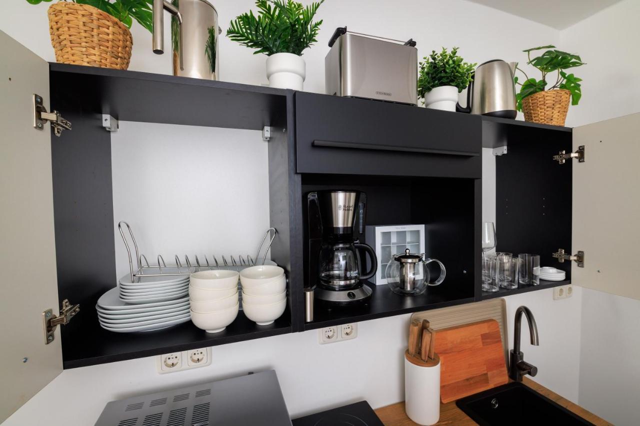 Global Living - Design Apartment I Rathausplatz I Kitchen I אוגסבורג מראה חיצוני תמונה