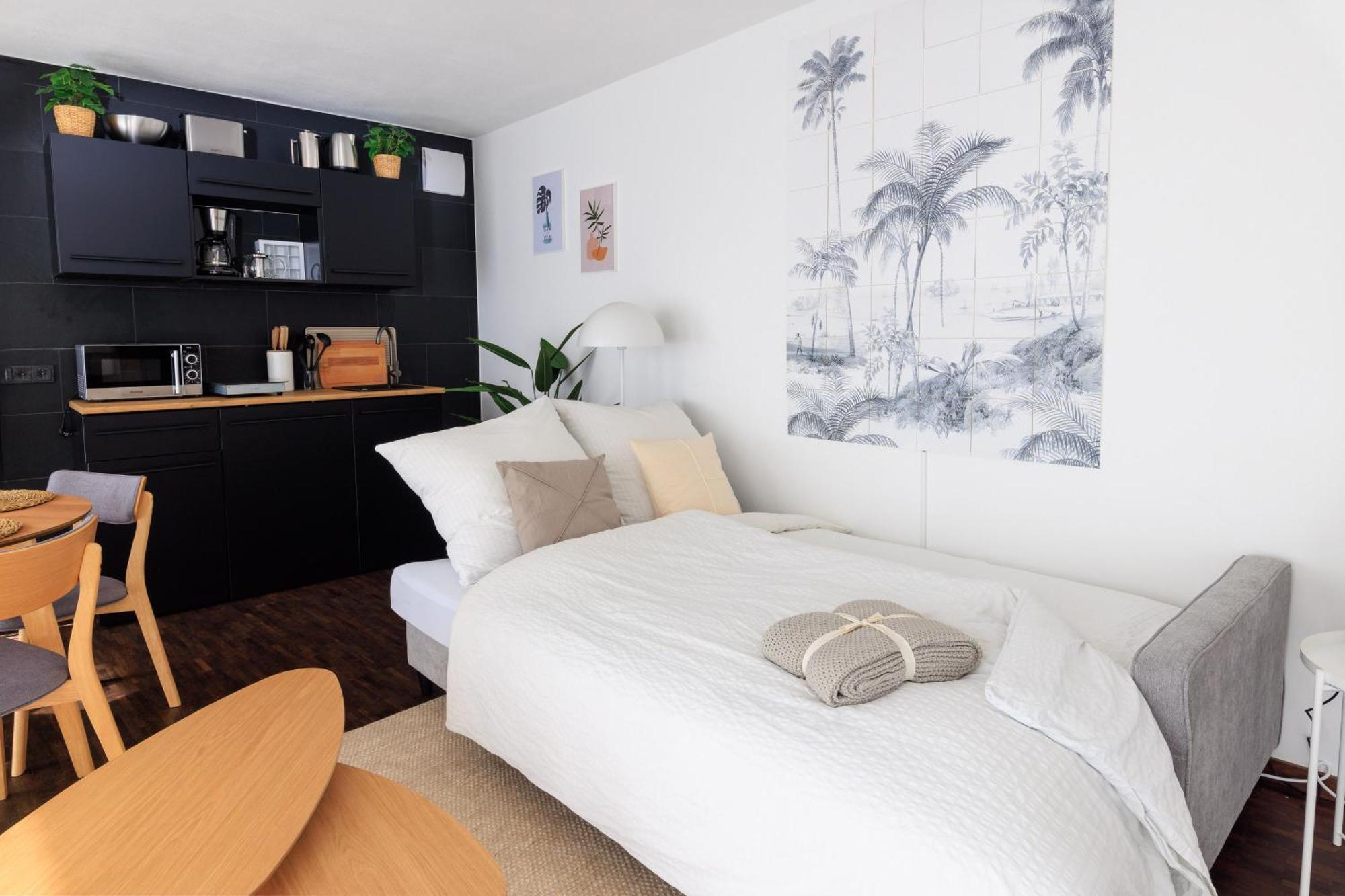 Global Living - Design Apartment I Rathausplatz I Kitchen I אוגסבורג מראה חיצוני תמונה