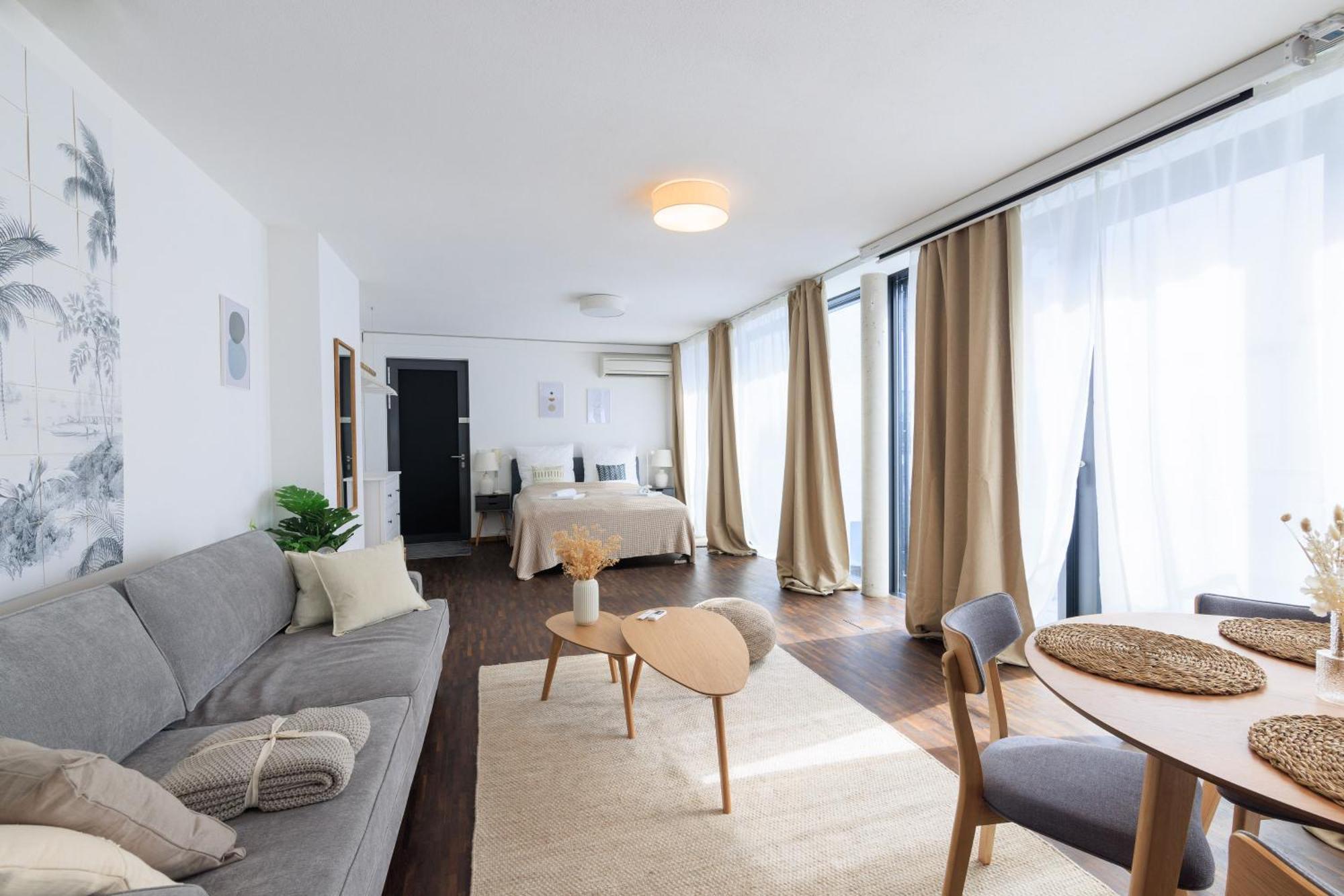Global Living - Design Apartment I Rathausplatz I Kitchen I אוגסבורג מראה חיצוני תמונה